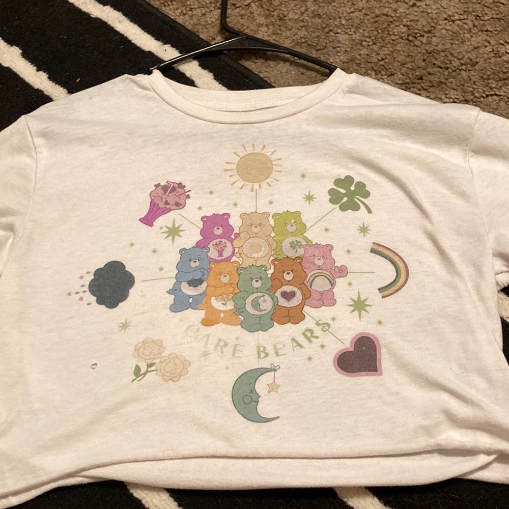 White Care Bear Crop top